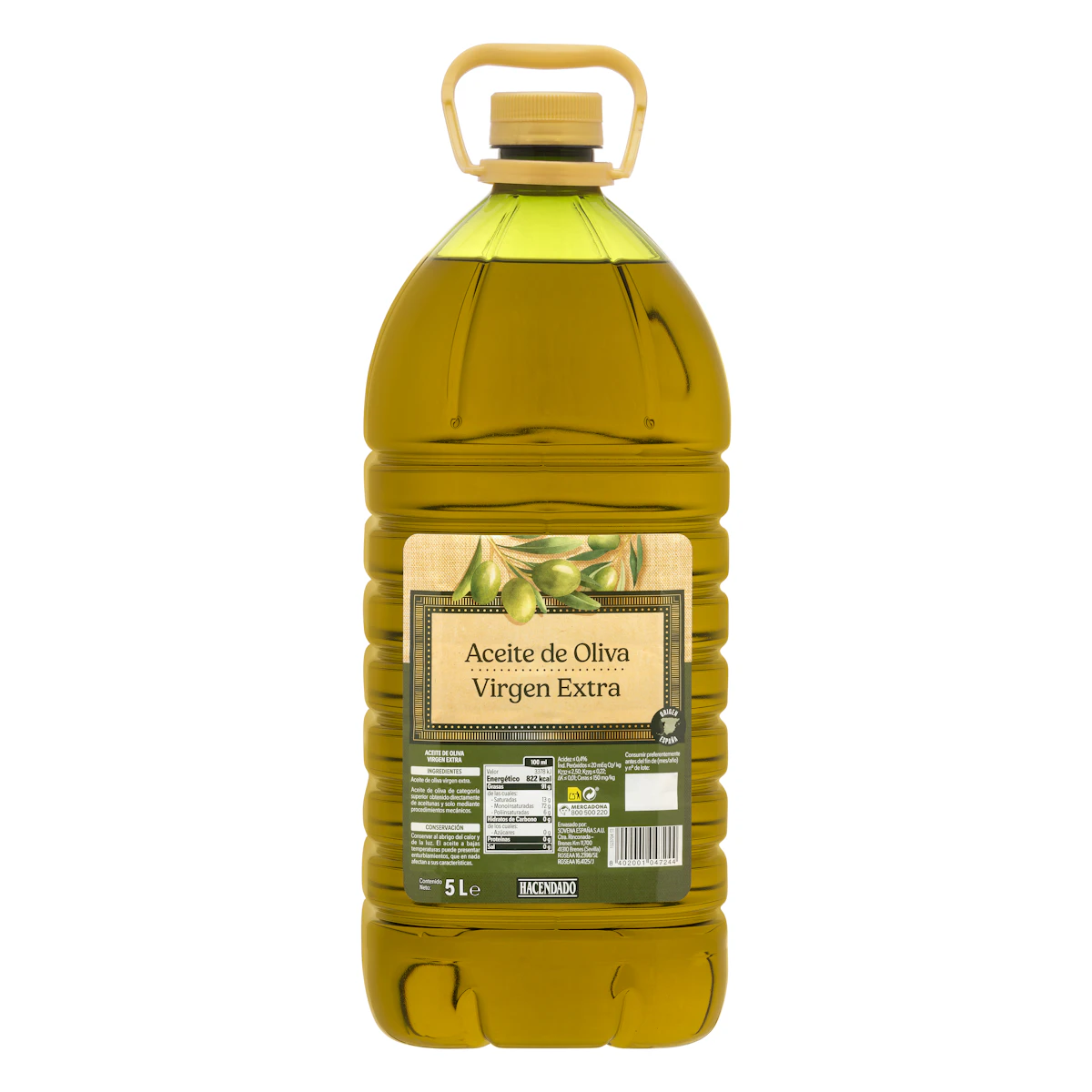 Aceite de oliva virgen extra Hacendado