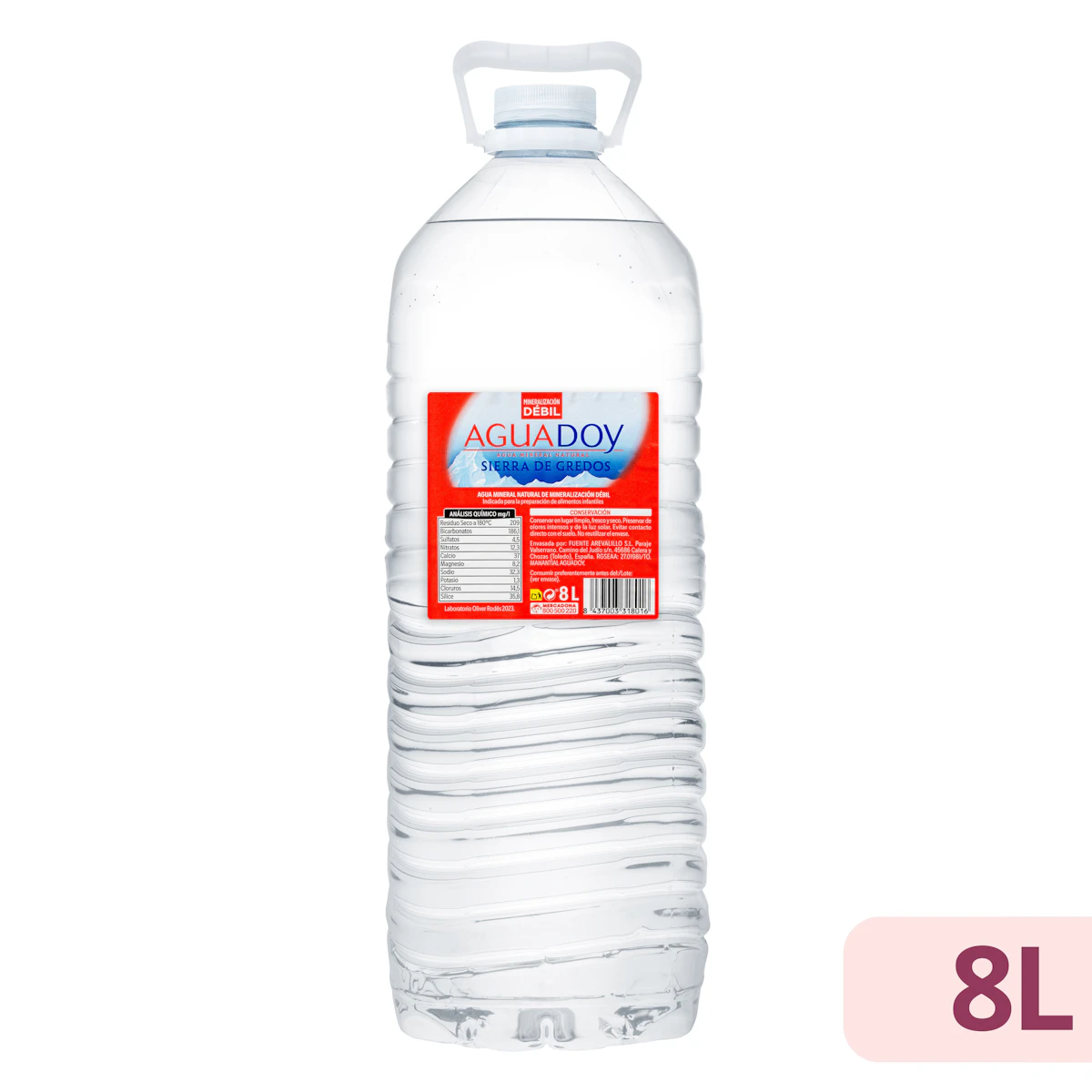Agua mineral grande Aguadoy