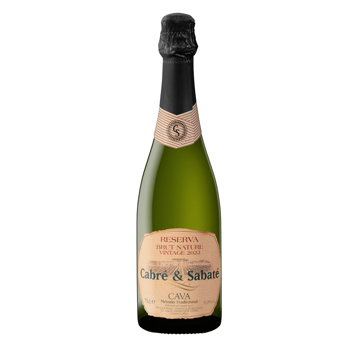 Cava brut nature reserva vintage Cabré & Sabaté