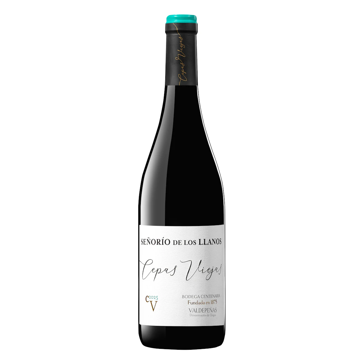 Vino tinto tempranillo Cepas Viejas Señorío de los Llanos DO Valdepeñas