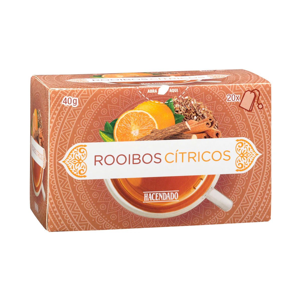 Infusión Rooibos cítricos Hacendado