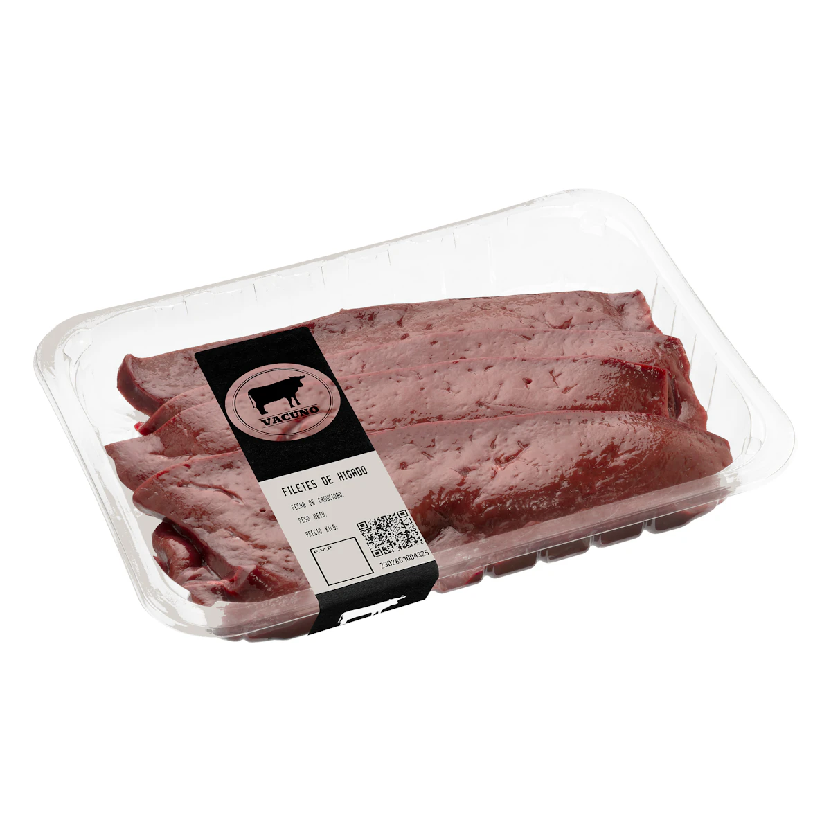 Filetes hígado de vacuno