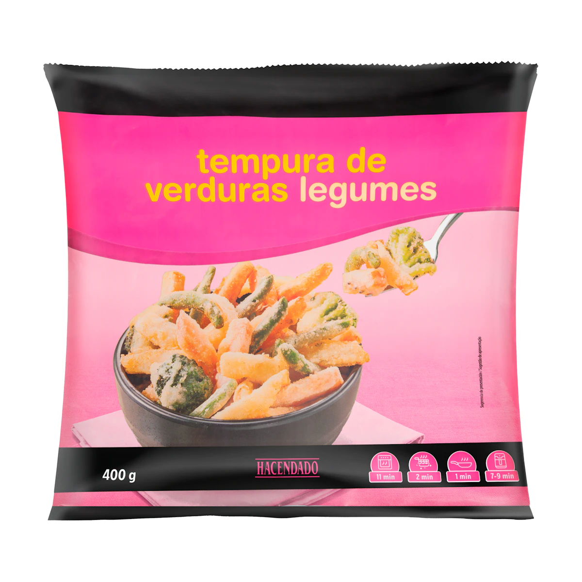 Tempura de verduras Hacendado ultracongelada