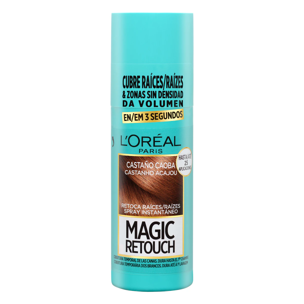 Retoca raíces instantáneo castaño caoba Magic retouch