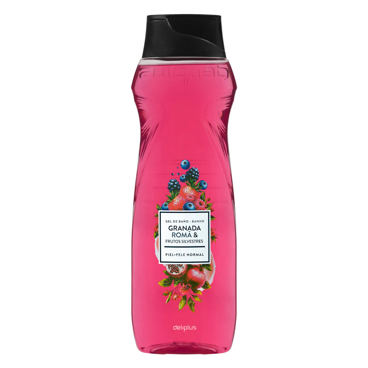 Gel de baño granada y frutos silvestres Deliplus piel normal