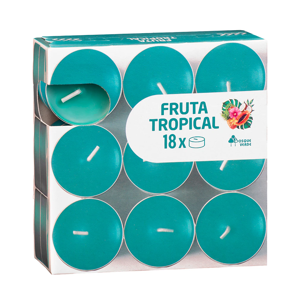 Vela perfumada Fruta Tropical Bosque Verde