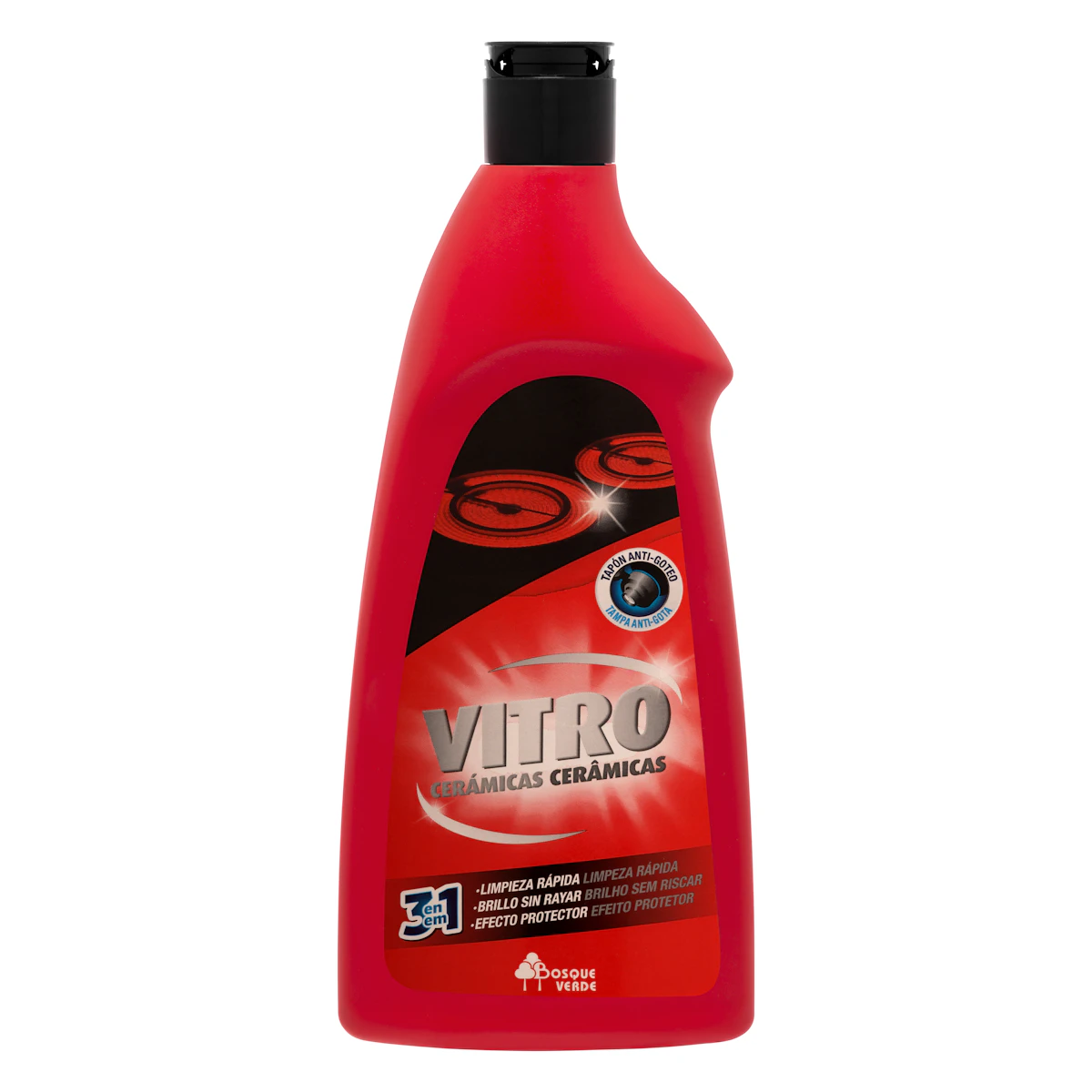 Limpiador Vitrocerámicas Bosque Verde 3 en 1