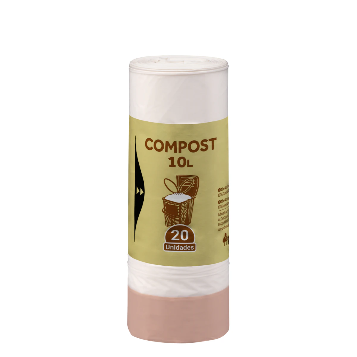 Bolsas de basura compost 10L Bosque Verde