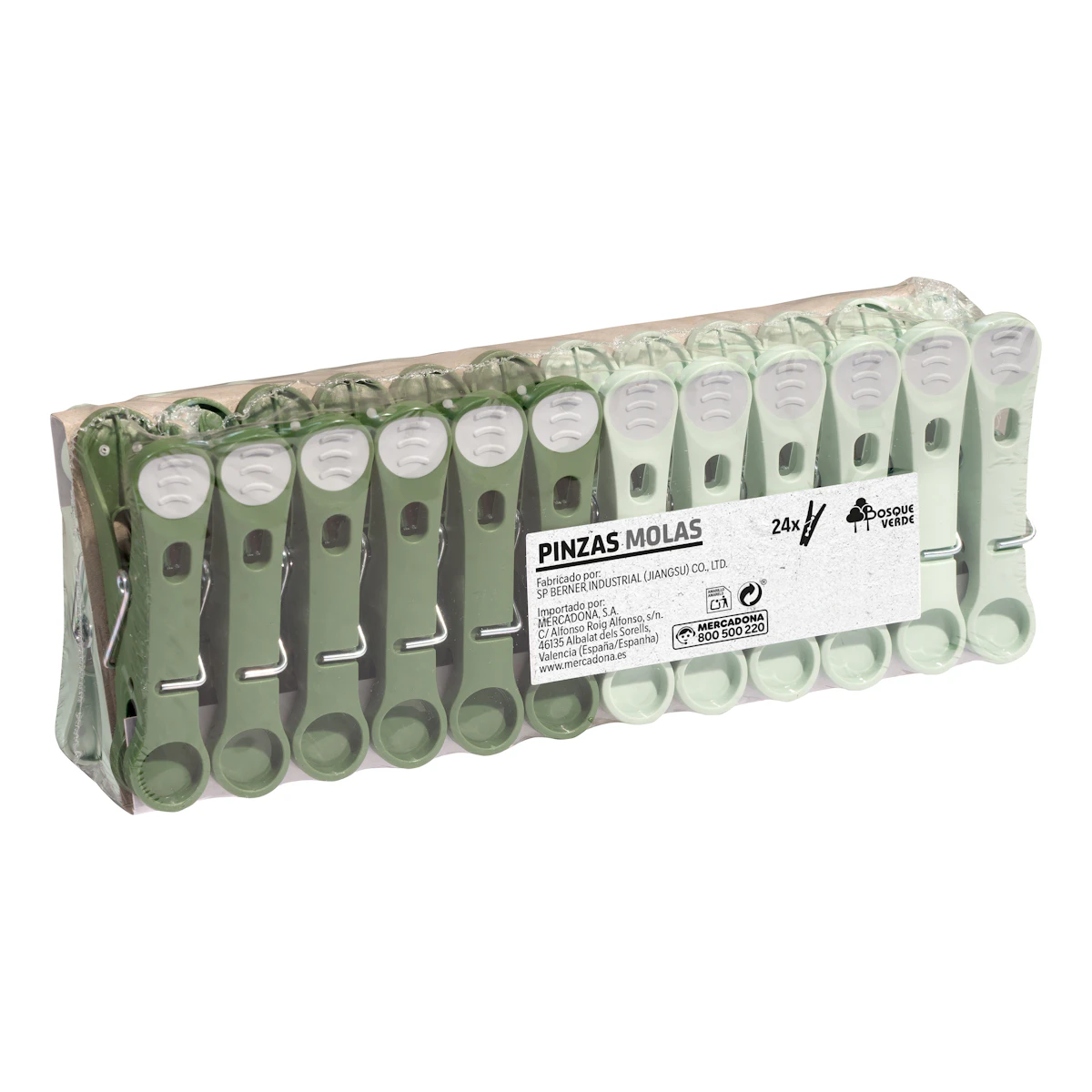 Pinzas de ropa Bosque Verde
