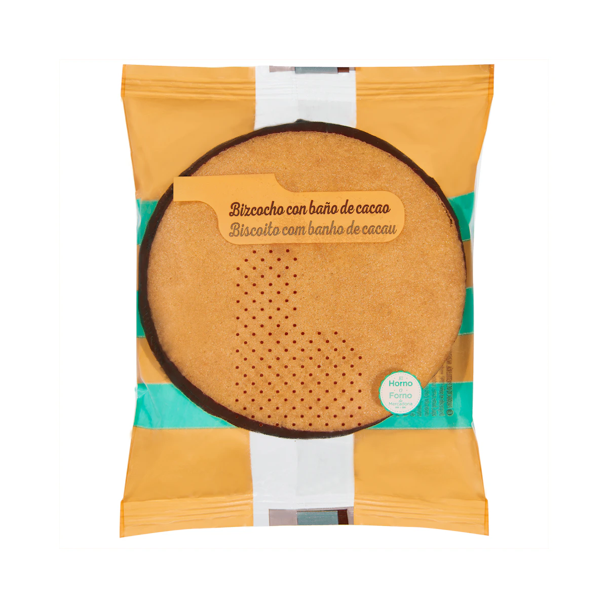 Bizcocho con baño de cacao Hacendado
