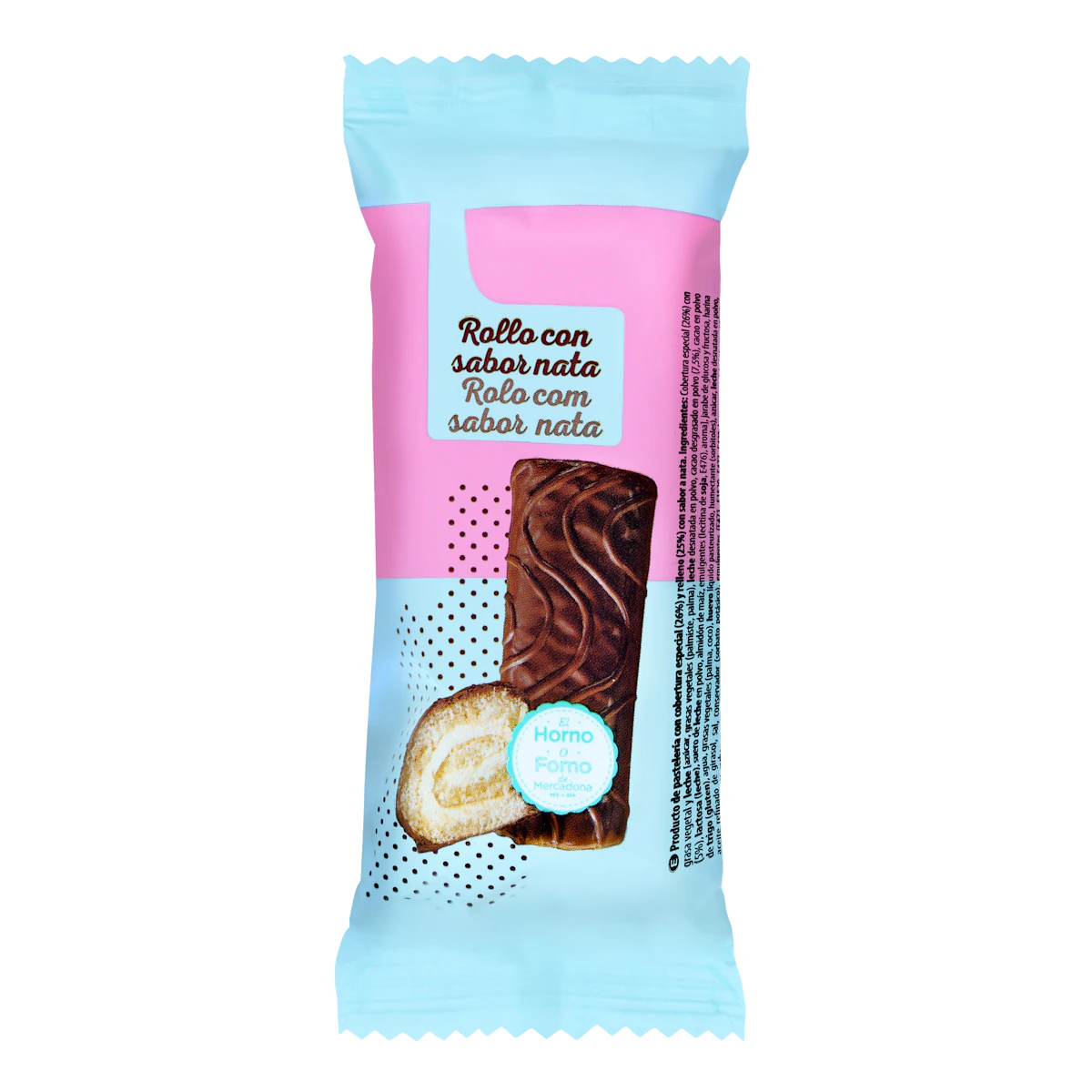 Rollo con sabor nata Hacendado