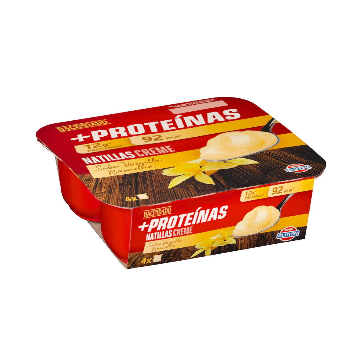 Natillas sabor vainilla +Proteínas 12 g