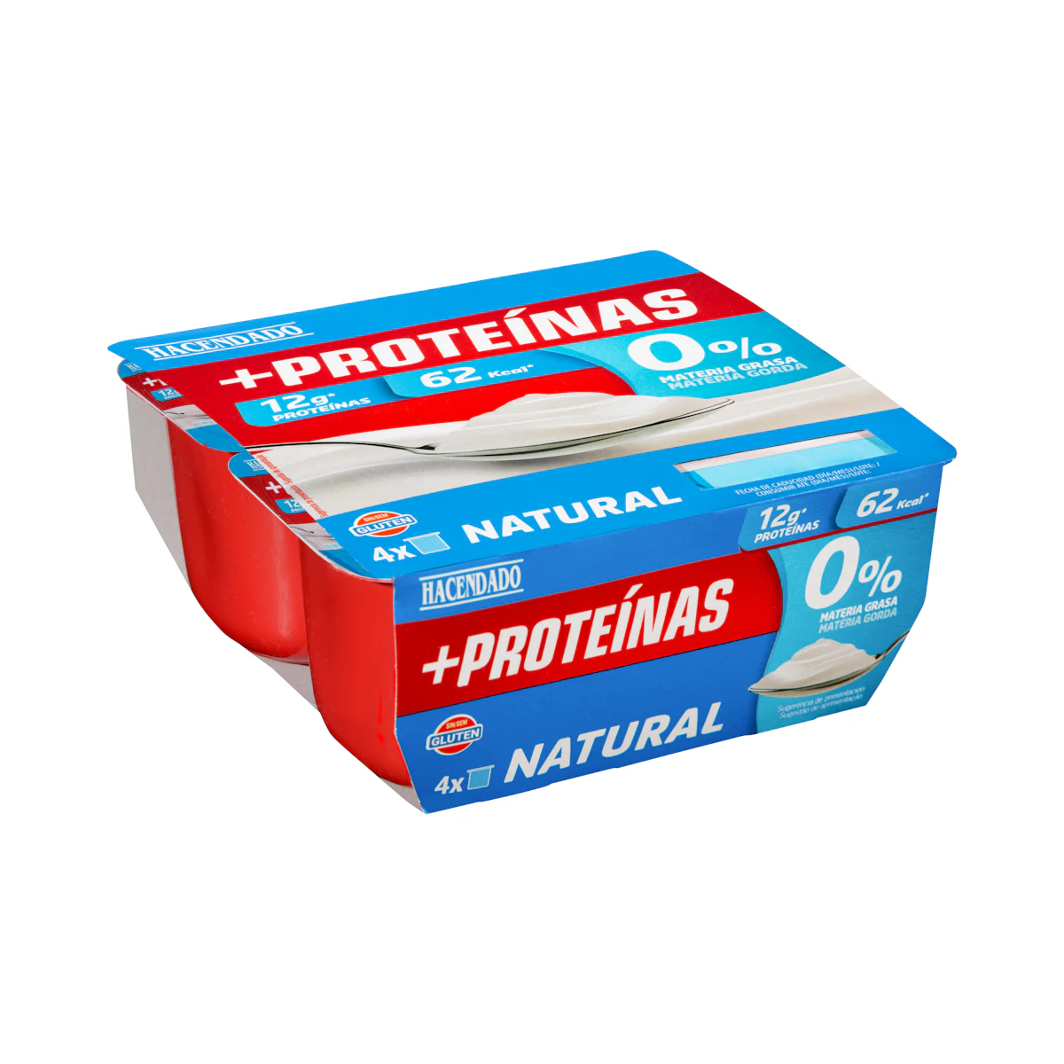 Postre lácteo natural +Proteínas 12 g 0% MG