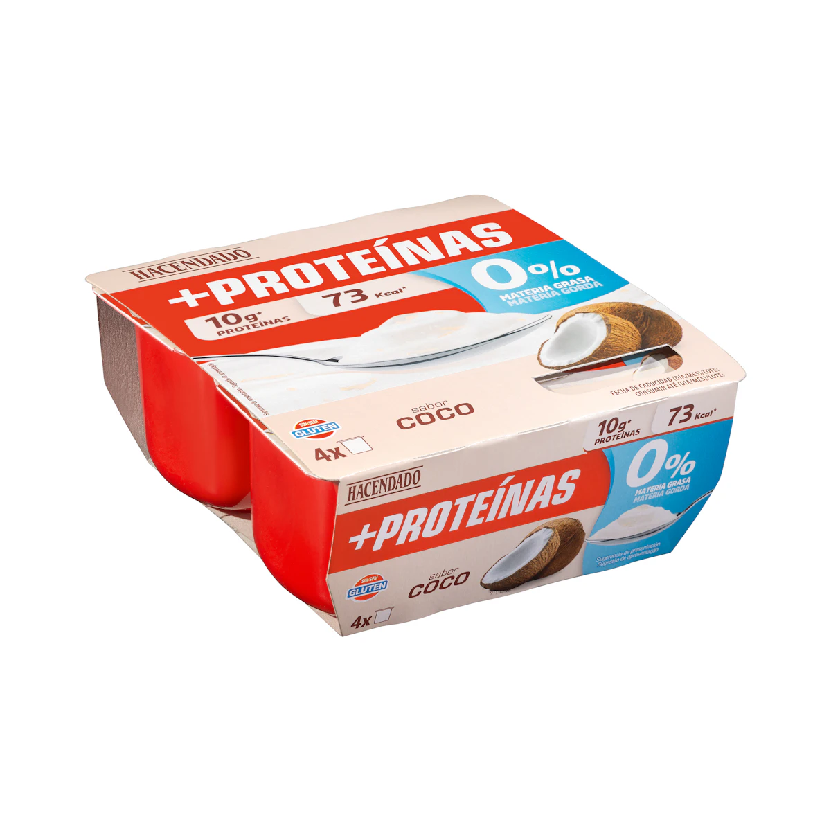 Postre lácteo sabor coco +Proteínas 10 g 0% MG